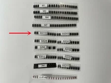 10pcs SR1100 SS110 SMA SCHOTTKY RECTIFIERS Diode 100V 1A DO-214AC US