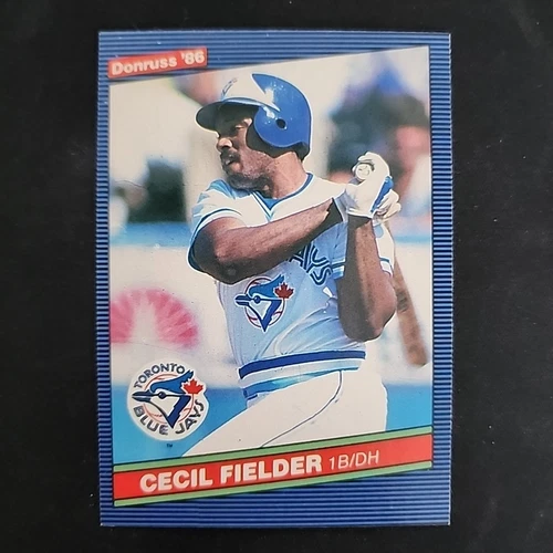1986 Donruss  #512 Cecil Fielder RC