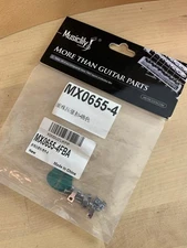 MUSICLILY MX0655-4 Electric Guitar STRING TREE Roller Guide Chrome Lot of 4-Pack