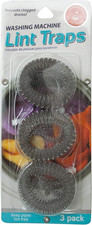 Pułapki na kłaczki do pralki ze stali nierdzewnej 3 sztuki jasne koncepcje NOWE!