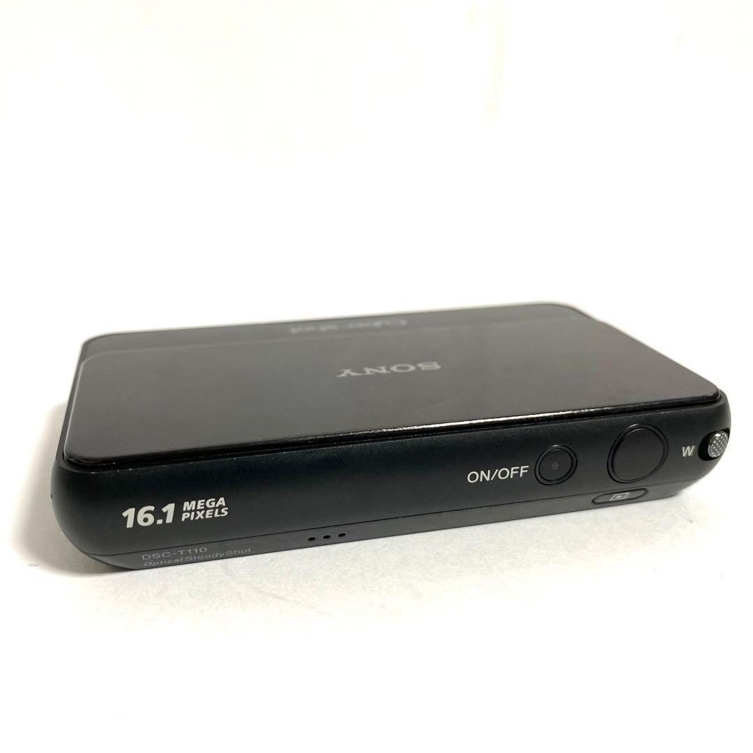 SONY Digital Camera DSC-T110 Cyber Shot Black Japanese Language