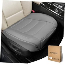 Car Seat Cover for Luxury  Comfort - PU Leather, Anti-Slip, Full 1 piece gray