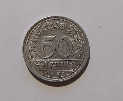 50 Pfennig Deutsches Reich 1921 - Sich regen bringt Segen - Bild 1 von 2