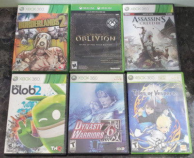 (6) Microsoft Xbox 360 Game Lot #17