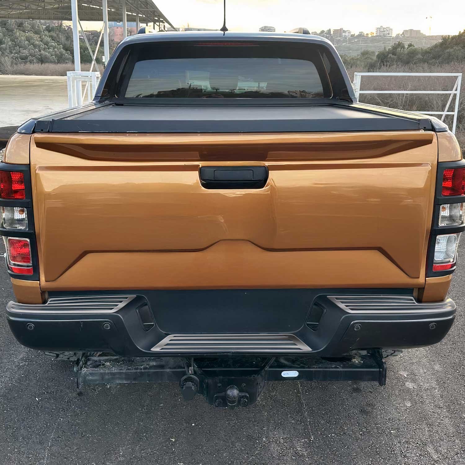 Protection pare-chocs Ford Ranger T6 P375 2015-2022 accessoire inox poli