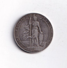 United Kingdom Florin 1906 Silver Edward VII  (KM#801)