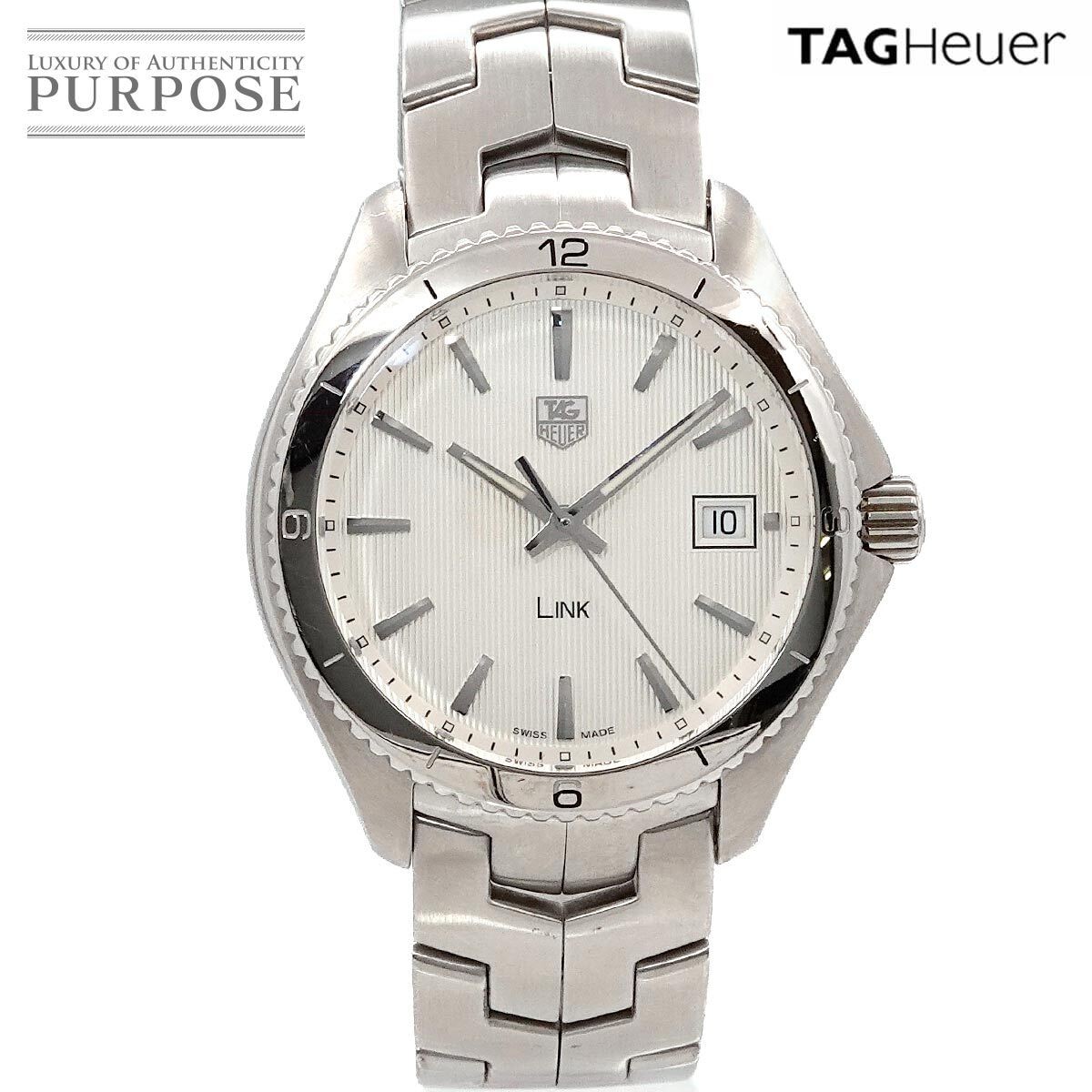 TAG Heuer Link WAT1111 Men's Silver Quartz Date Watch 90265024