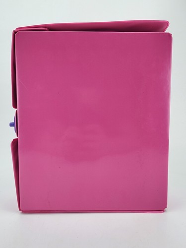 Barbie Vintage 1991 Vinyl Closet Carrying Storage Case Hot Pink Mattel - Picture 2 of 11