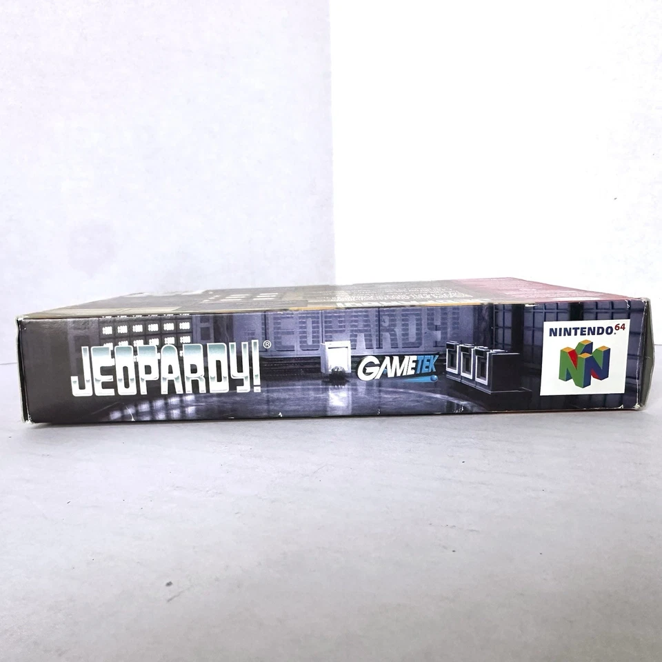 Nintendo N64 Jeopardy! Video Game 1998 + Box & Manual Authentic CIB Complete - Image 4 of 4