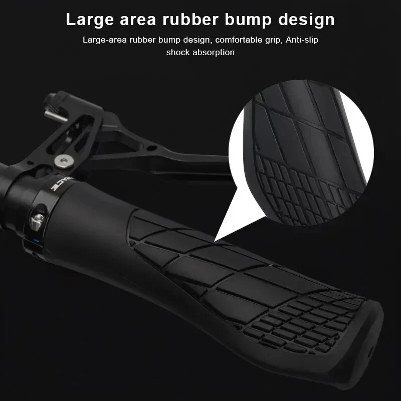 MTB Fahrradgriffe rutschfest stoßfest ergonomisch Gummi Lenkergriffe Lock-on - Bild 2 von 4