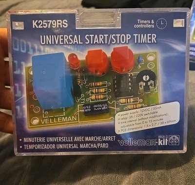Velleman K2579RS Universal Start/Stop Timer Kit