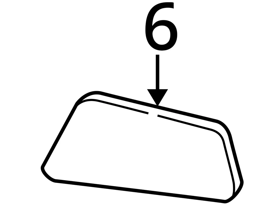 Chevrolet GMC ASTRO SAFARI 1985-1999 VIDRIO ASM ESPEJO DERECHO VIDRIO 15637070 NUEVO OEM Foto 4 de 4