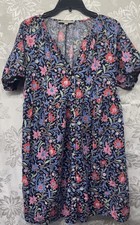 Loft size, large, multicolored, button down dress