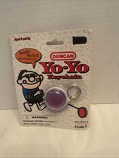Vintage 1998 Factory Sealed Duncan Yo-Yo Purple Keychain 551-0 by Basic Fun