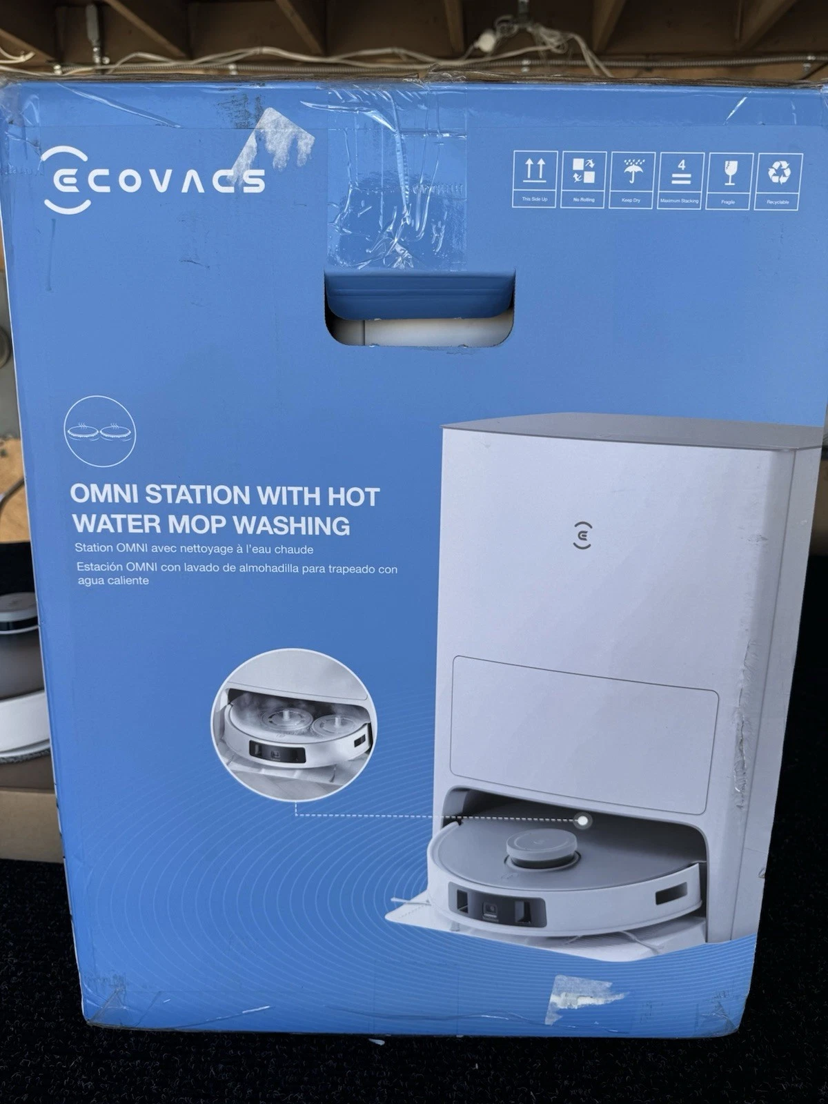 ECOVACS DEEBOT T20 Omni (DLX23) Robot Vacuum and Water Mop Washing,-Drying,White
Opens in a new wind