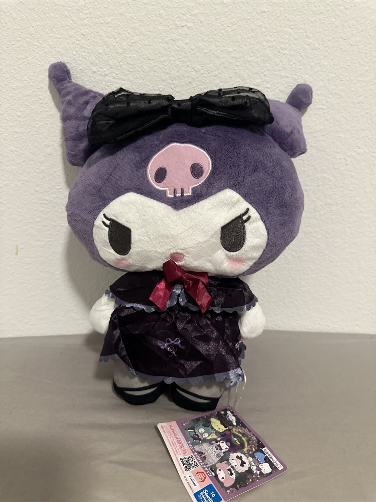 Sanrio Kuromi Selfish Castle Big Plush Doll 37cm New 2024 Halloween Furyu