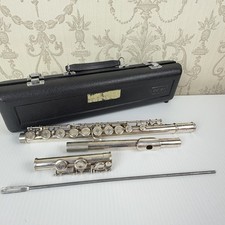 Yamaha 285Sll Flute Open Hole with Plugs, Inline G, C footjoint