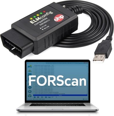 OHP FORScan ELM327-based OBD2 to USB Diagnostic Scan Tool with MS-Can/HS-Can... 