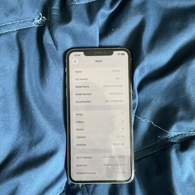 iPhone 11 Pro Max 512GB Unlocked White