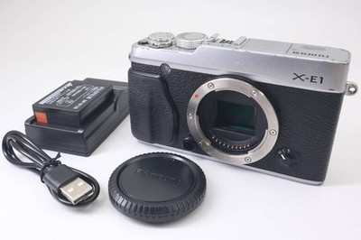 FUJIFILM X-E1 Fujifilm Mirrorless Camera, Silver (f14168)