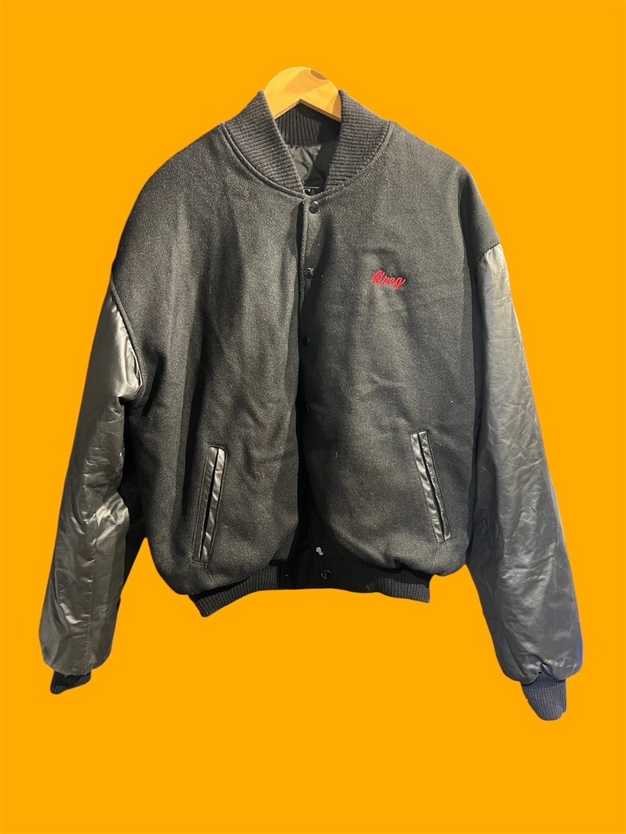 【ゆうゆう様用】LYFT VINTAGE SWEAT BOMBER JACKET Vintage Kermit the frog Jim Henson productions Leather Crew jacket