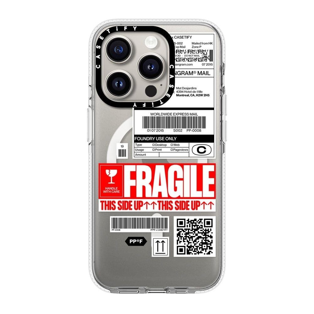 CASETiFY Clear MagSafe iPhone 15 Pro Case with Yellowing-resistant Material and Military-Grade Protection