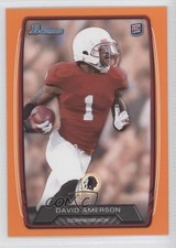 2013 Bowman Orange 22/299 David Amerson #217 1j6