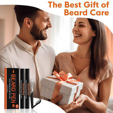 3-Pack Beard Pen Filler for Men, Waterproof  Sweat Proof Long-Lasting Beard ...