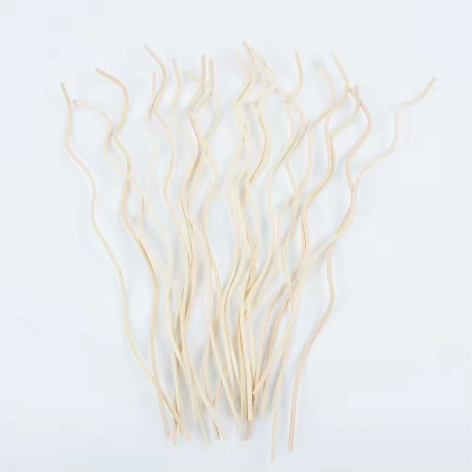 20Pcs Long Wavy Rattan Reed Diffuser Sticks Fragrance Diffuser ...