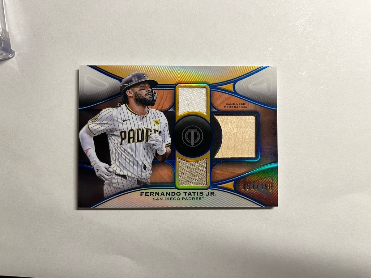 0 Topps Fernando Tribute Jr. Tatis ⁄150 #APA-FTJ # - Blue Relic 