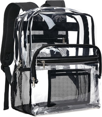 Clear Backpack Heavy Duty - Clear Bookbag Large See through Backpack Plastic Tra