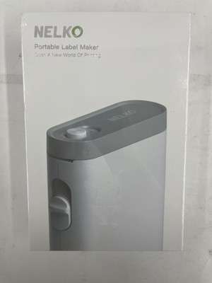 Nelko Label Maker Machine with Tape, P21 Bluetooth Label Printer, Wireless Mini
