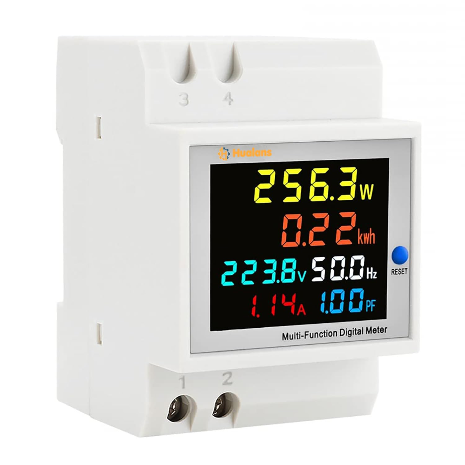 Misuratore Consumo Elettrico 6 in 1 AC 100A Voltmetro Amperometro