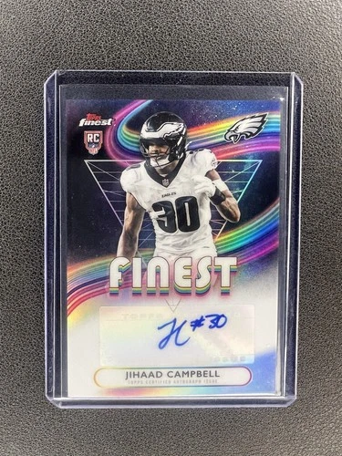 JIHAAD CAMPBELL 2025 TOPPS FINEST ROOKIE AUTOGRAPHS RC AUTO #RFA-JC