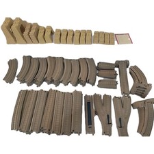 Thomas Friends Trackmaster Train Tracks Beige 2006 Hit Toy Lot of 100 Pieces