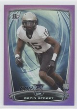 2014 Bowman Rookies Retail Purple Foil Devin Street #69 0c4