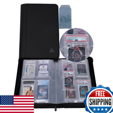 Rayvol PSA Slab Binder w/ 40 PSA Sleeves - 4 Pocket Graded Card Holder