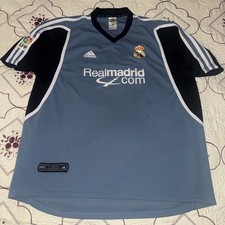 L vtg 01 adidas Real Madrid soccer jersey 2000's football shirt futbol third kit