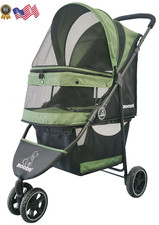 3 Wheel Pet Stroller Best Lightweight Foldable Compact Portable Jogger All Terra