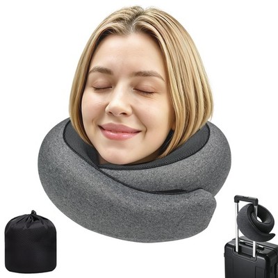 Travel Pillow, Neck Pillow for Airplane, Ergonomic Memory Foam Travel Neck Pi...