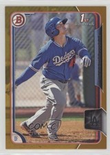 2015 Bowman Prospects Gold 20/50 Scott Schebler #BP119 0f8