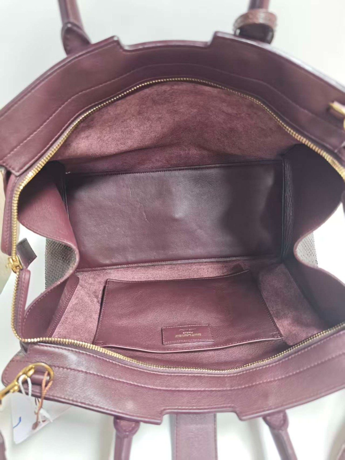 Saint Laurent Python Leather 2Way Top Handle Bag … - image 13