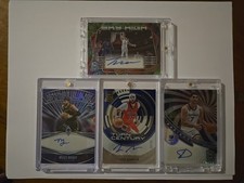 4 Card NBA Auto Lot ( All #'d /25). Santi Aldama, Moses Moody, Nance Jr. T. Mann