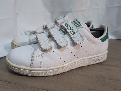 Adidas Stan Smith Comfort Closure Schuhe in weiß mit grün UK 6