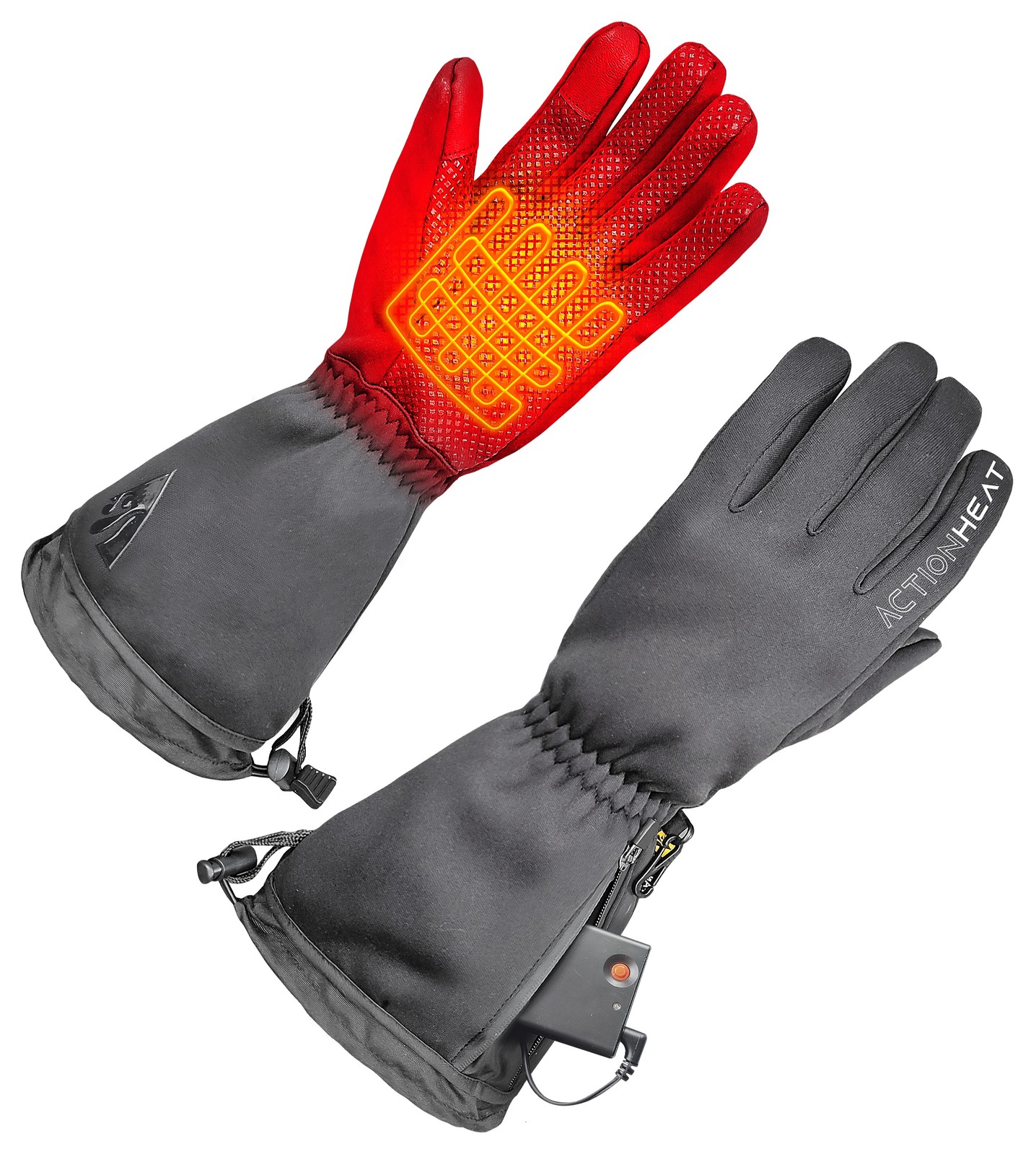 ActionHeat Ahssgaawsm AA Battery-Powered Touch-Screen-Capable Heated Gloves for