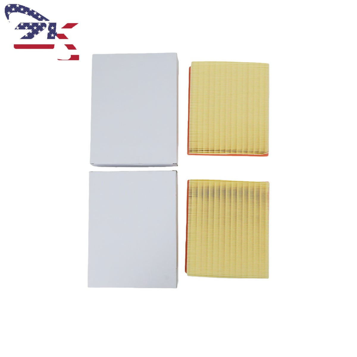 2pcs Air Filter For 1998-2009 Bentley Arnage Models PF57594PA