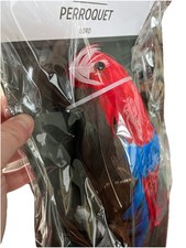 Pirate Parrot w/Shoulder Strap Caribbean Fancy Dress Halloween Costume Accessory