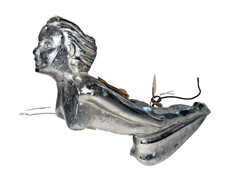 Original Cadillac Flying Goddess Hood Ornament No Wings As Found