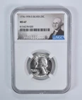 1976-S Washington Quarter Silver MS67 NGC Special Label *9942