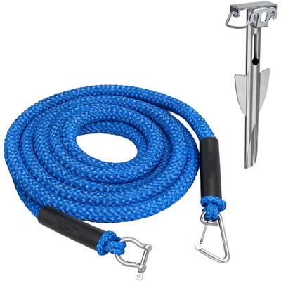 Anchor Rope Kit Bungee Anchor Line Polyethylene Construction Mooring